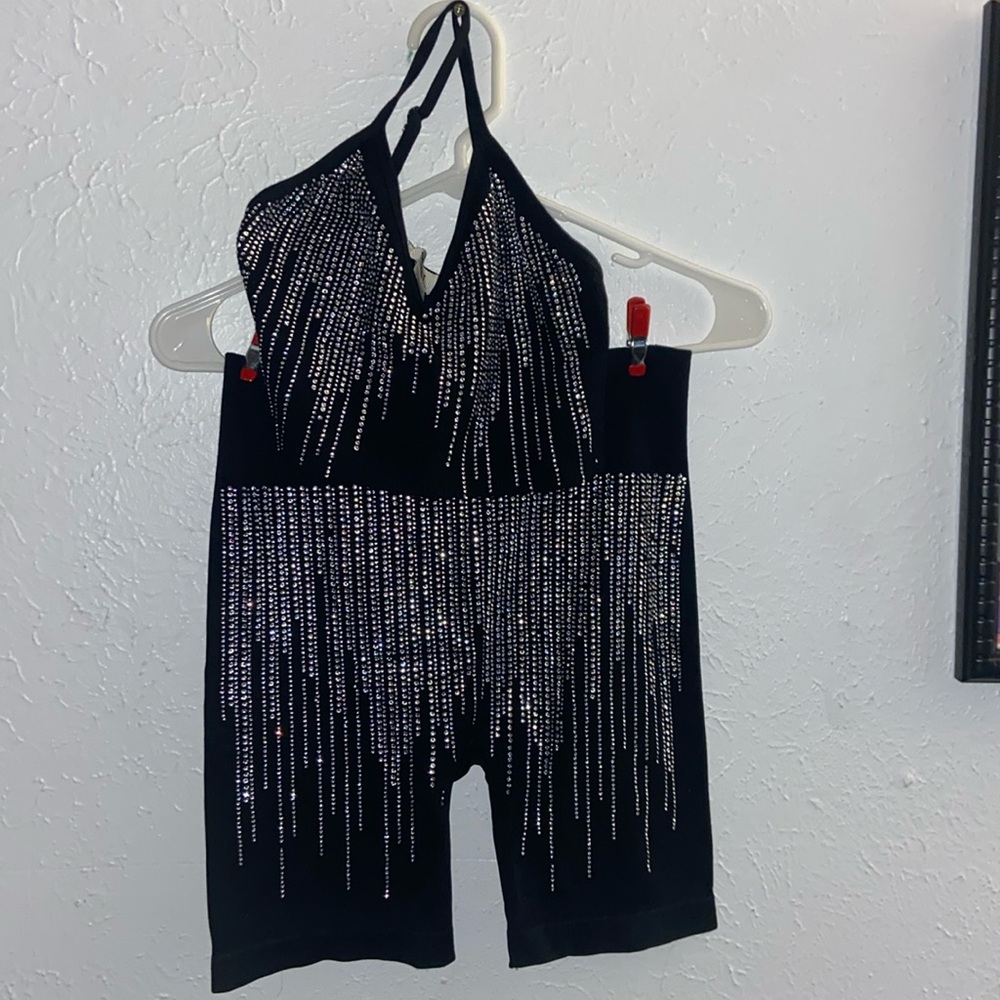 Two piece spandex outfit